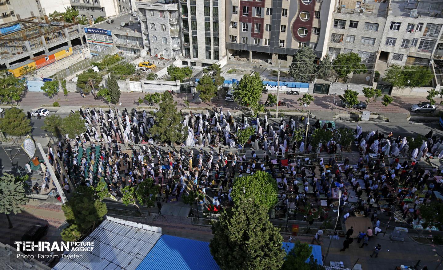 اقامه نماز عید سعید فطر در محله شهران 33