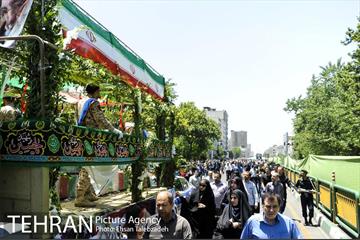 تشییع پیکر شهدای حادثه تروریستی تهران 2