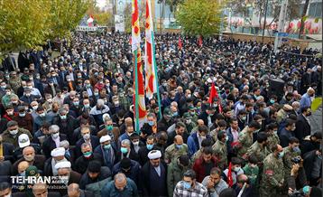 مراسم تشییع پیکر شهید محمدرضا بیات 20