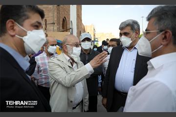 بازدید پیروز حناچی و مهدی چمران از پروژه خانه شهر(بلدیه قدیم) 36