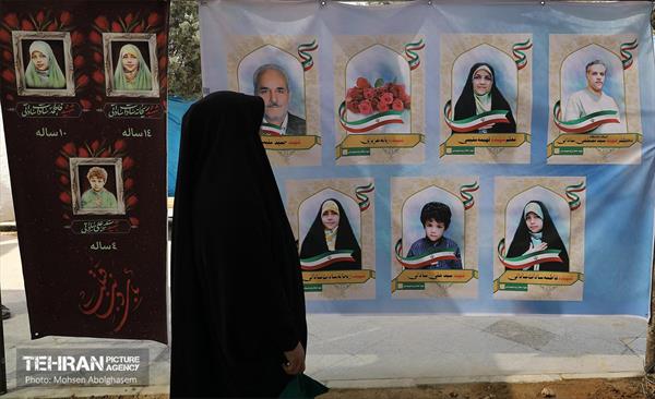 مزار شهدای مقاومت ملی در قطعه 42 بهشت زهرا (س) 45