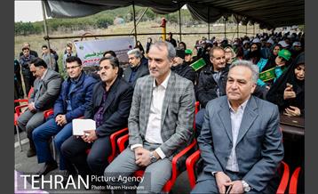 آیین غرس پنچ هزار اصله نهال در اراضی جنگل لویزان 17