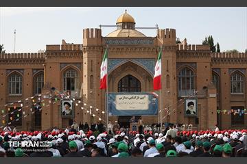 آئین بازگشایی مدرسه البرز 37