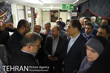 بازدید شهردار تهران و وزیر بهداشت از مراکز پزشکی و درمانی شهر 13