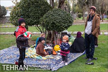 روز طبیعت بارانی در بوستان رازی 9