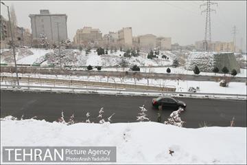 بارش برف در تهران 4