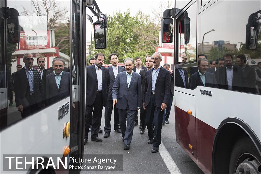 بازدید شهردار تهران از خطوط اتوبوسرانی 1