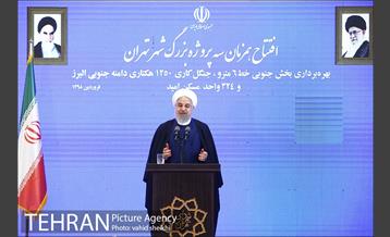 افتتاح همزمان سه پروژه بزرگ شهر تهران  35