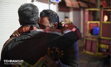 آتش سوزی در خیابان بهار تهران 25