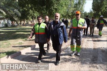 بازدید اعضای شورای اسلامی شهر تهران از خدمات رسانی به زائران اربعین حسینی 4