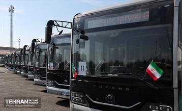 ورود اتوبوس‌های دوکابین جدید به تهران 14