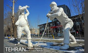 فصل زمستان در بوستان ملت 2