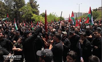 دسته عزاداری دانشگاه امام صادق(ع) در ظهر تاسوعا 2