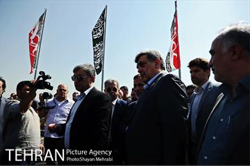 افتتاح پل غیر همسطح بزرگراه شهید چمران (پل شهید نوروزی) با حضور شهردار تهران 19