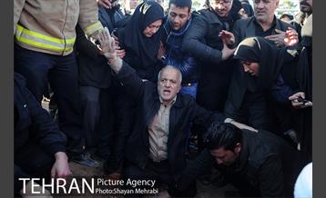 تشییع شهدای آتش نشان  در بهشت زهرا(س) -4 40