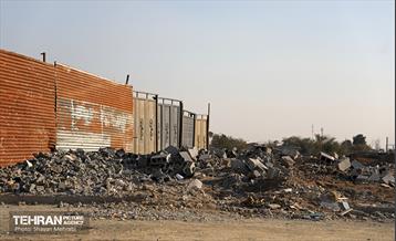 تخریب ساخت‌ و سازهای غیر مجاز محله خلازیل 46