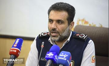 نشست خبری مدیرعامل سازمان آتش‌نشانی 8
