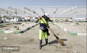 خدمات نیروهای پاکبان شهر تهران در اربعین حسینی 10