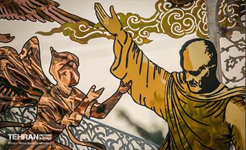 مراسم رونمایی از سازه حجمی عروج 19