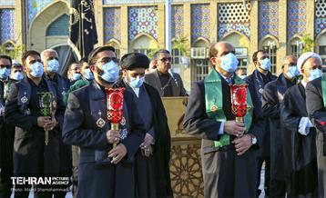 آیین تعویض پرچم حضرت عبدالعظیم حسنی(ع) 8