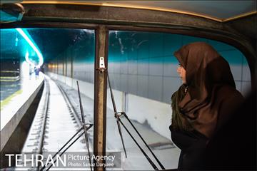 بازدید اعضا شورای شهر تهران از خط ۶ مترو 9