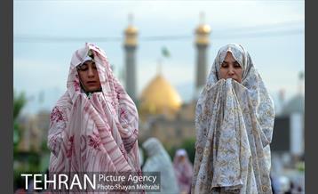 نماز عید سعید فطر در در حرم مطهر حضرت عبدالعظیم الحسنی (ع) 3