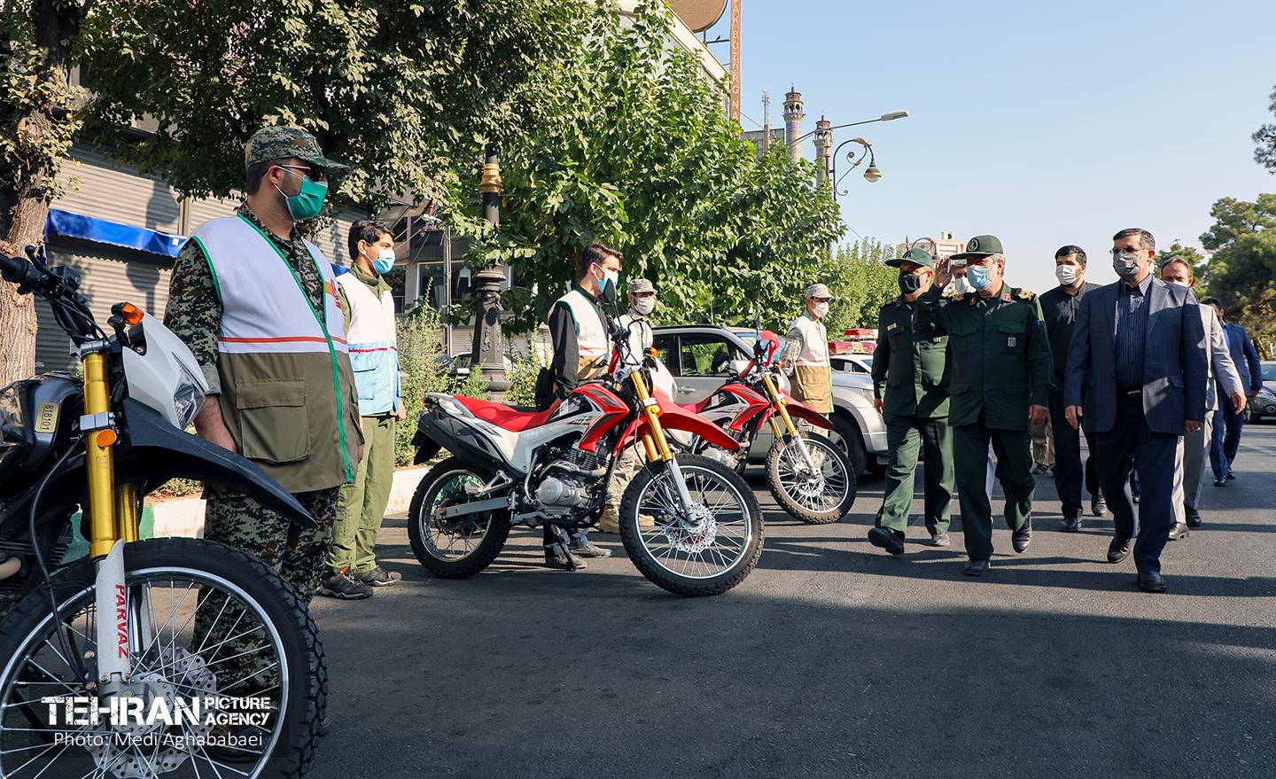 رزمایش مبارزه با اپیدمی کووید ۱۹ در منطقه ۸ 1