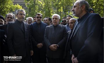 تشییع پیکر شهید حسین امیرعبداللهیان در وزارت خارجه 36