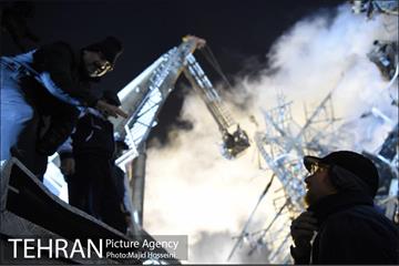 امداد رسانی شبانه در حادثه پلاسکو 23