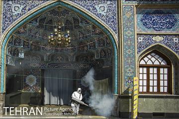 عملیات ضدعفونی امامزاده صالح(ع) 16