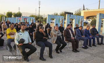 اکران نماپرچم و ابرپرچم‌های طرح حرم رضوی در باب الرضای پایتخت 8