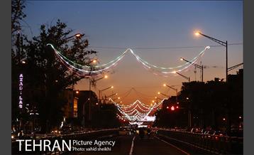 آذین بندی خیابان آزادی به مناسبت نیمه شعبان  2