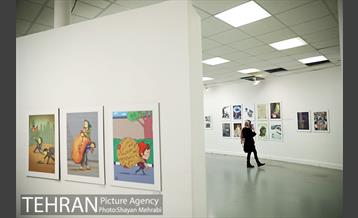 بازدید احمد مسجد جامعی از نمایشگاه تهران از منظر هنرمندان 15