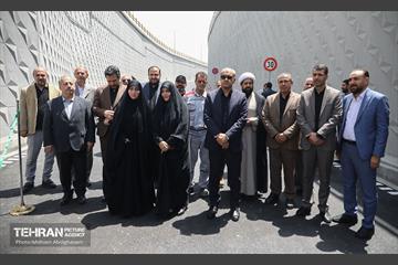افتتاح دوربرگردان غیرهمسطح بزرگراه شهید همدانی 2