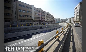 زیرگذر استاد معین قبل از افتتاح 58