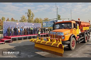 رزمایش زمستانه مشترک شهرداری تهران و پلیس راهور 17