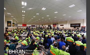 مراسم اعزام کاروان خادم الحسین (ع) شهرداری تهران به عتبات عالیات با حضور شهردار تهران 37