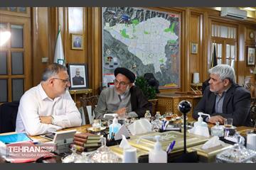 دیدار رییس سازمان اوقاف و امور خیریه کشور با شهردار تهران 11