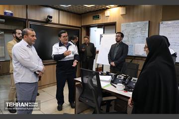 بازدید مدیرکل حوزه شهردار تهران از سازمان پیشگیری و مدیریت بحران شهر تهران 18