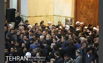 تشییع و خاکسپاری پیکر آیت الله هاشمی رفسنجانی در حرم امام (ره)‎ 7