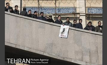 تشییع شهدای آتش نشان با حضور مردم 7