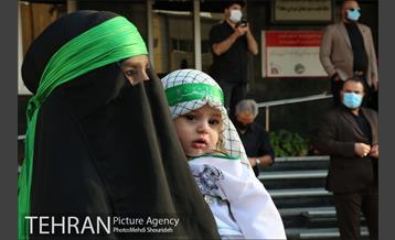 برگزاری اعزای حسینی در بوستان قصر منطقه هفت 3