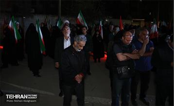 یادمان شهدا در محل تجاوز آمریکایی-صهیونیستی به ساختمان‌های مسکونی 18