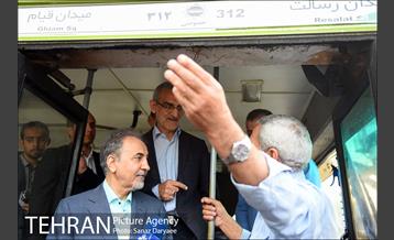 بازدید شهردار تهران از خطوط اتوبوسرانی  33
