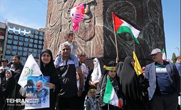 راهپیمایی روز قدس در پایتخت - 3 39