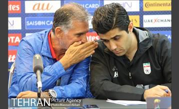 نشست خبری کارلوس کیروش قبل از دیدار مقابل سوریه 14