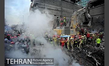 هشتمین روز آواربرداری ساختمان پلاسکو-2 43