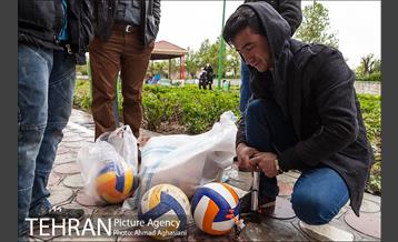 روز طبیعت بارانی در بوستان رازی 11