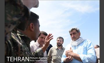 بازدید شهردار تهران از بخش سیل زده بستان خوزستان 6