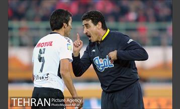 دیدار تیم های فوتبال صبا قم و پرسپولیس تهران